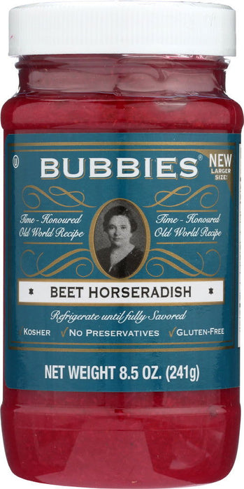 BUBBIES: Beet Horseradish, 8 oz - No Brand For Less 