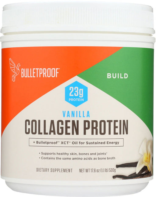 BULLETPROOF: Vanilla Collagen Protein Powder, 17.6 oz - No Brand For Less 