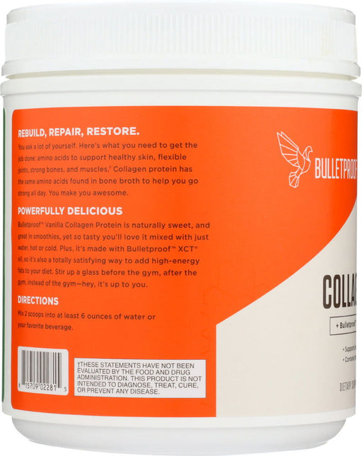 BULLETPROOF: Vanilla Collagen Protein Powder, 17.6 oz - No Brand For Less 