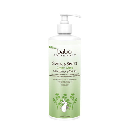 Babo Botanicals - Shamp&wash Swim & Sport - 1 Each 1-16 FZ (1x16 FZ) - No Brand For Less 