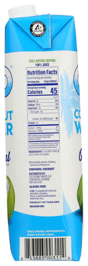 C2O: Pure Coconut Water, 33.8 oz - No Brand For Less
