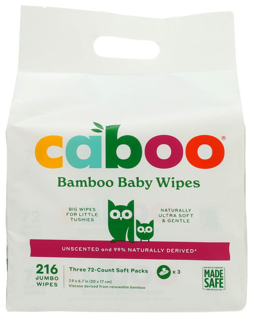 CABOO: Wipe Baby Bundle, 216 packs - No Brand For Less