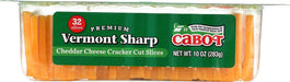 CABOT: Vermont Sharp Cheddar Cheese Cracker Cut Slices, 10 oz - No Brand For Less 