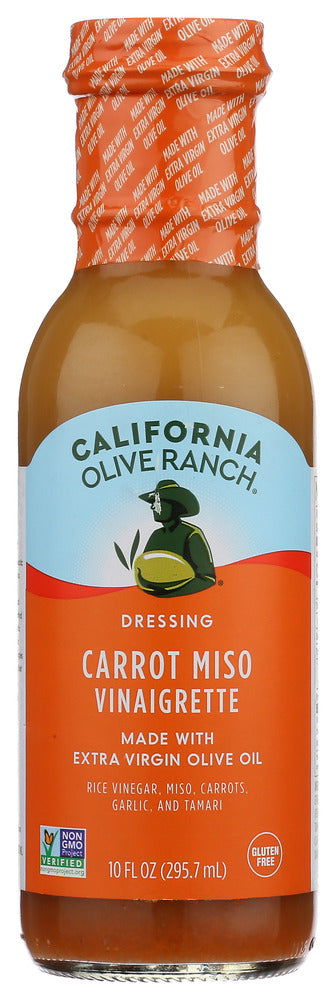 CALIFORNIA OLIVE RANCH: Carrot Miso Vinaigrette Dressing, 10 fo - No Brand For Less