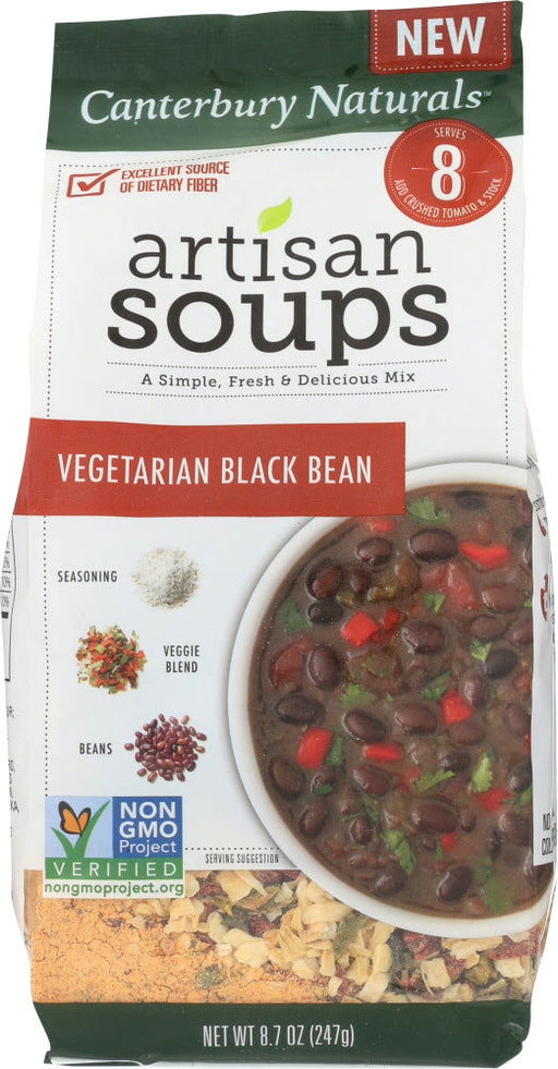 CANTERBURY NATURALS: Vegetarian Black Bean Soup, 8.7 oz - No Brand For Less 