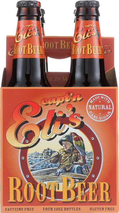 CAPTAIN E: Soda Root Beer 4 Pack, 48 fo - No Brand For Less 