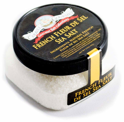 CARAVEL GOURMET: French Fleur de Sel Fine Sea Salt, 3.5 oz - No Brand For Less 