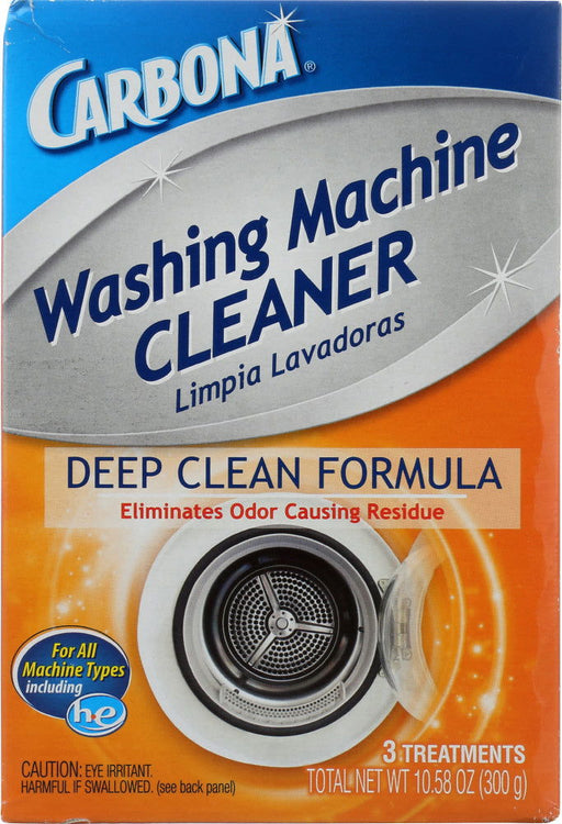CARBONA: Washing Machine Cleaner Deep Clean Formula, 10.58 oz - No Brand For Less 