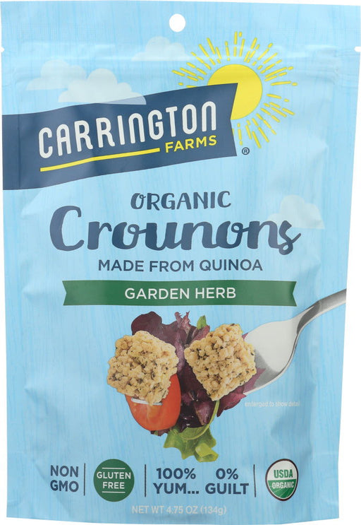 CARRINGTON FARMS: Organic Crounons Garden Herb, 4.75 oz - No Brand For Less