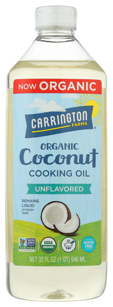 CARRINGTON FARMS: Unflavored Oil Organic Coconut, 32 fo - No Brand For Less