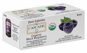 CASCADE ICE: Sparkling Water Black Raspberry, 96 oz - No Brand For Less 