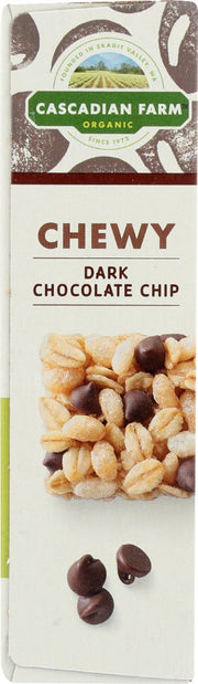 CASCADIAN FARM: Chewy Dark Chocolate Chip Granola Bars, 7.4 oz - No Brand For Less