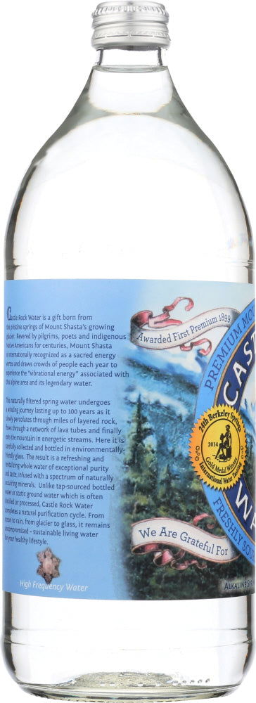CASTLE ROCK: Still Spring Water, 1 lt - No Brand For Less