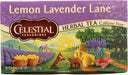 CELESTIAL SEASONINGS: Lemon Lavender Lane Herbal Tea Pack of 20, 1.1 oz - No Brand For Less 