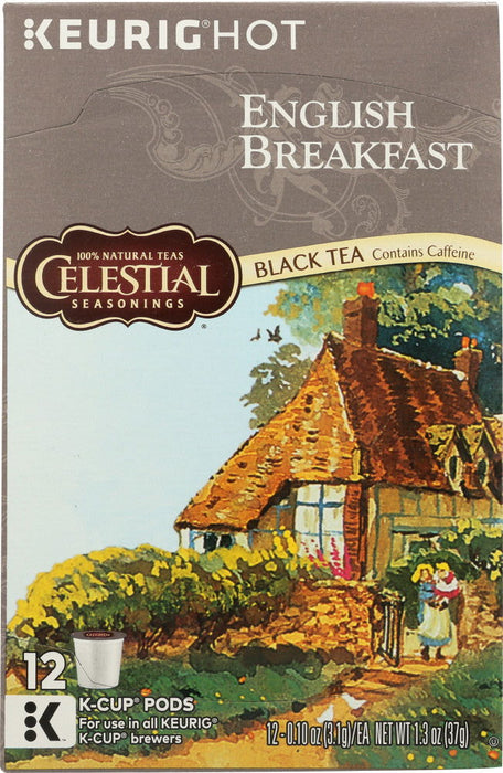 CELESTIAL SEASONINGS: Tea Kcup English Breakfast, 12 pc - No Brand For Less 