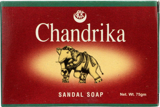 CHANDRIKA:  Chandrika Sandal Soap, 75 gm - No Brand For Less 