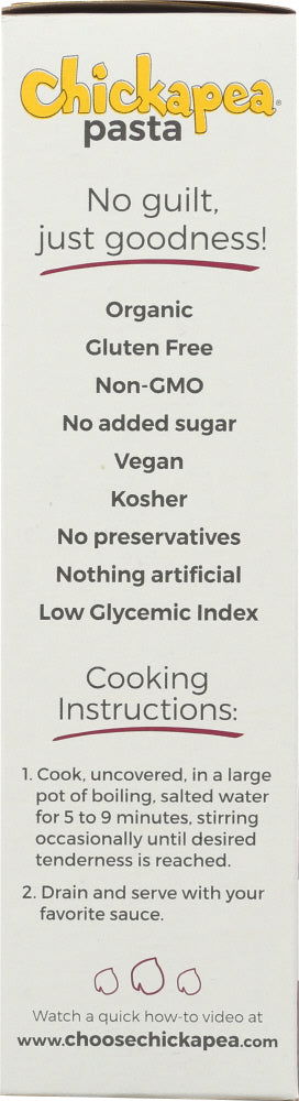 CHICKAPEA: Organic ChickPea and Red Lentil Pasta Penne, 8 oz - No Brand For Less 