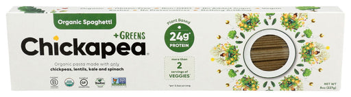 CHICKAPEA: Pasta Greens Spaghetti, 8 oz - No Brand For Less 
