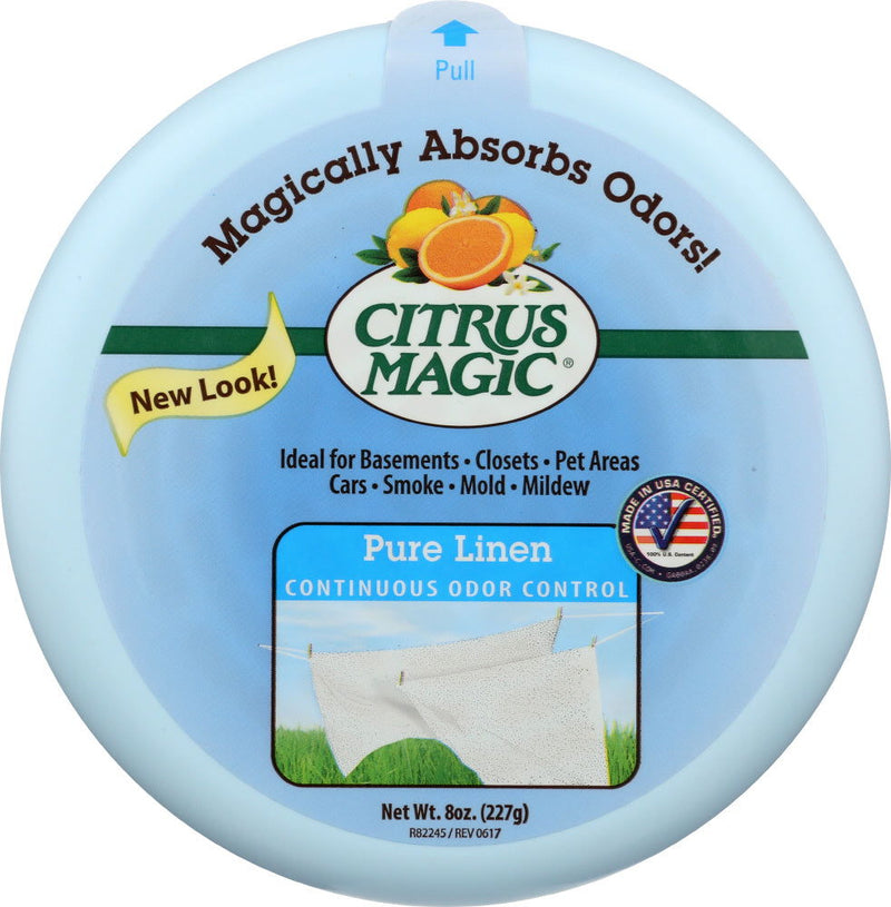 CITRUS MAGIC: Air Deodorizer Solid Pure Linen, 8 oz - No Brand For Less
