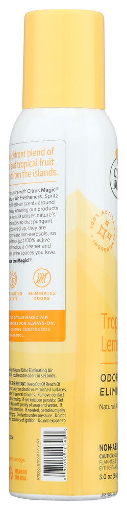 CITRUS MAGIC: Air Freshener Spray Lemon Tropical, 3.5 oz - No Brand For Less 