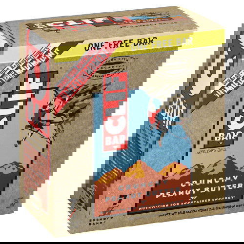 CLIF: Bar Crunchy Peanut Butter 7 pk, 16.8 oz - No Brand For Less 