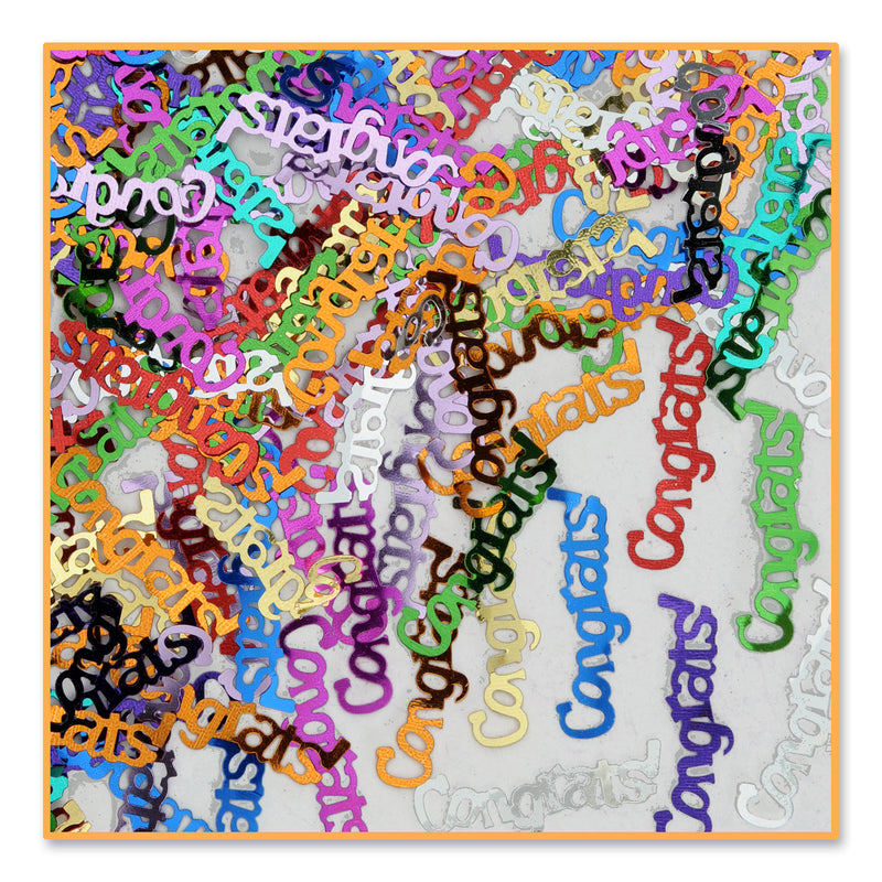 Congrats Confetti – (½ Oz/Pkg) by Beistle for General Occasion Diploma Mill Confetti