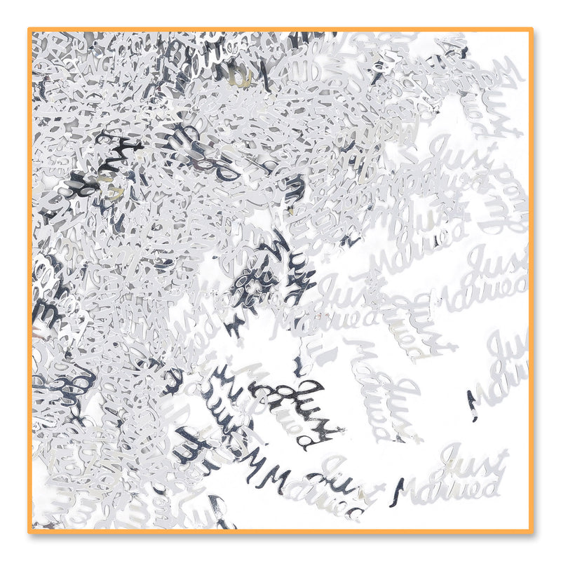 Just Married Confetti – (½ Oz/Pkg) by Beistle for Wedding Diploma Mill Confetti