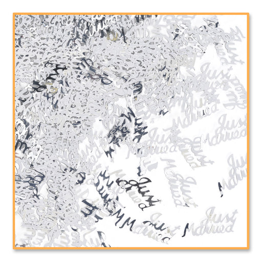 Just Married Confetti – (½ Oz/Pkg) by Beistle for Wedding Diploma Mill Confetti