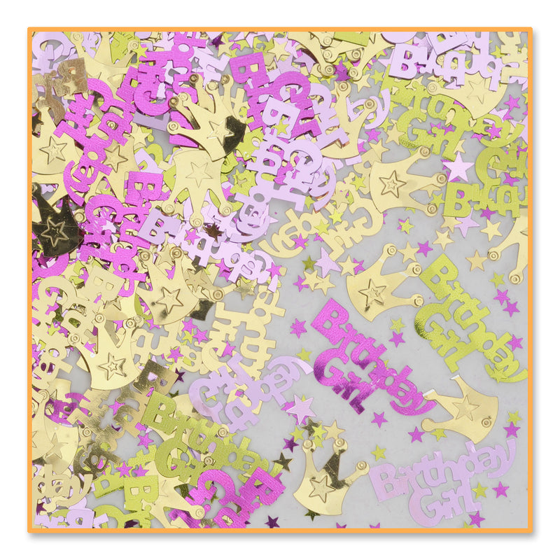 Royal Birthday Girl Confetti – (½ Oz/Pkg) by Beistle for Birthday Diploma Mill Confetti