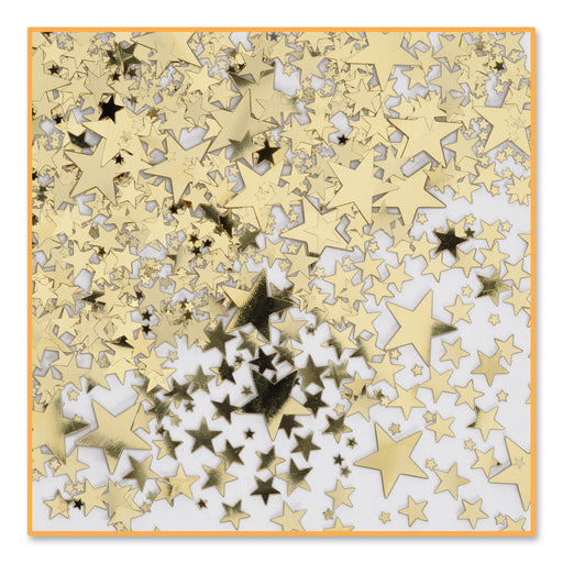 Gold Stars Confetti – (½ Oz/Pkg) by Beistle for General Occasion Diploma Mill Confetti