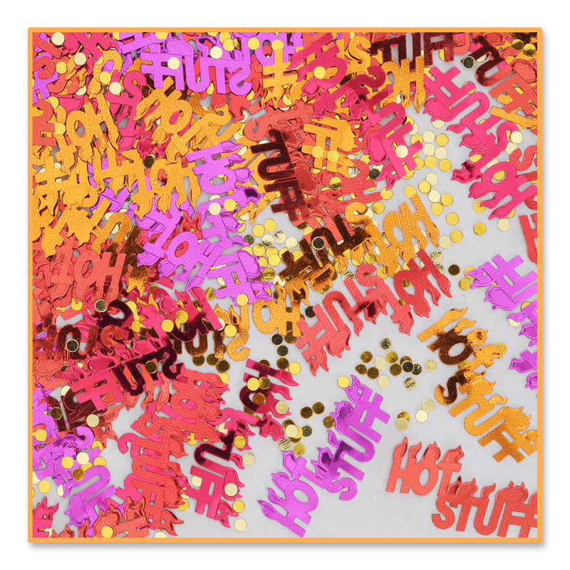 Hot Stuff Confetti – (½ Oz/Pkg) by Beistle for Bachelorette Diploma Mill Confetti