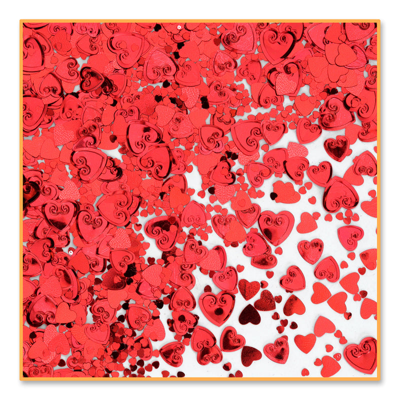 Red Hearts Confetti – (½ Oz/Pkg)