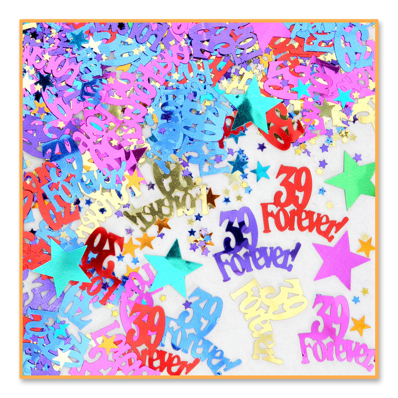 39 Forever! Confetti – (½ Oz/Pkg)