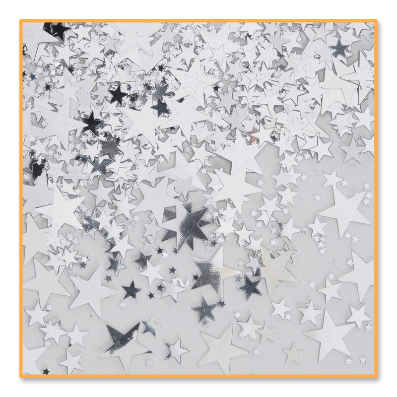 Silver Stars Confetti – (½ Oz/Pkg)