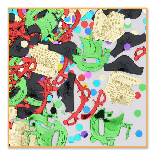 Pirate Party Confetti – (½ Oz/Pkg) by Beistle for Pirate Diploma Mill Confetti