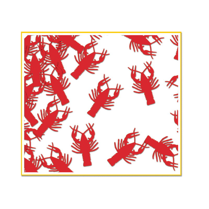 Crawfish Confetti – (½ Oz/Pkg) by Beistle for Mardi Gras Diploma Mill Confetti