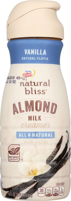 COFFEEMATE: Creamer Vanilla Almond Milk, 16 oz - No Brand For Less 
