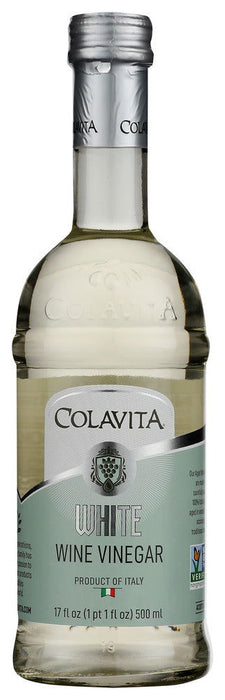 COLAVITA: Aged White Wine Vinegar, 17 oz - No Brand For Less 