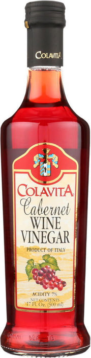 COLAVITA: Vinegar Cabernet Glass, 16.9 oz - No Brand For Less 