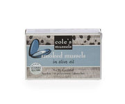 COLES: Mussels Smoked in Olive Oil, 3.7 oz - No Brand For Less