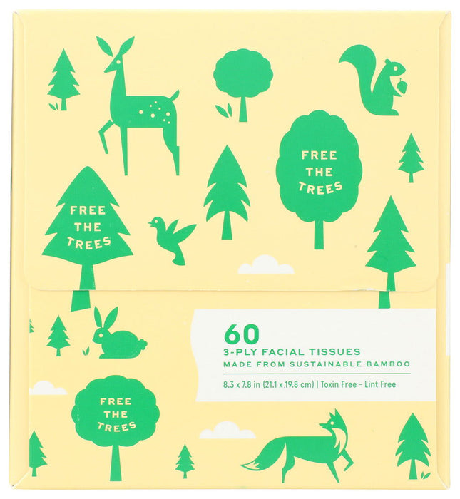 Caboo: Tree Free Facial Tissue Cube 60 Sheets, 1 ea - No Brand For Less 
