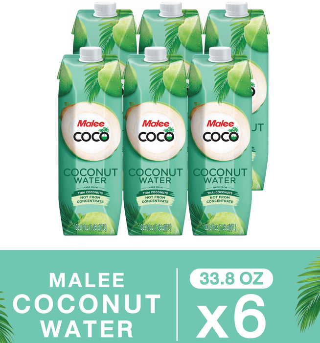 Malee Coconut Water 1000ML 6 Pack