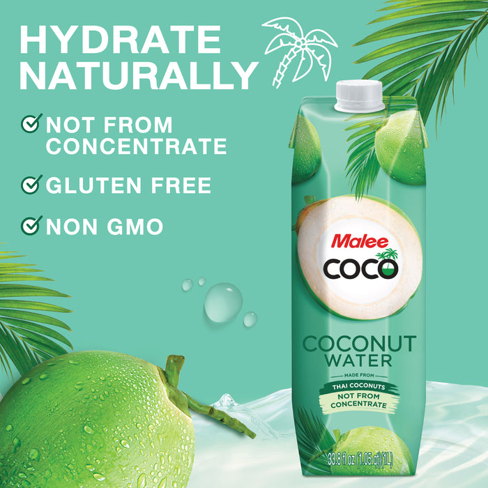 Malee Coconut Water 1000ML 6 Pack