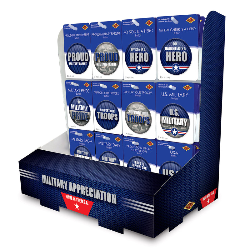 Military Appreciation Counter Display by Beistle for Patriotic Diploma Mill Display