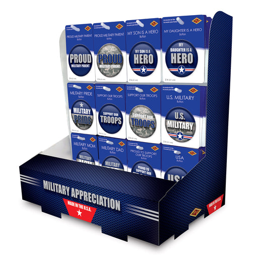 Military Appreciation Counter Display by Beistle for Patriotic Diploma Mill Display
