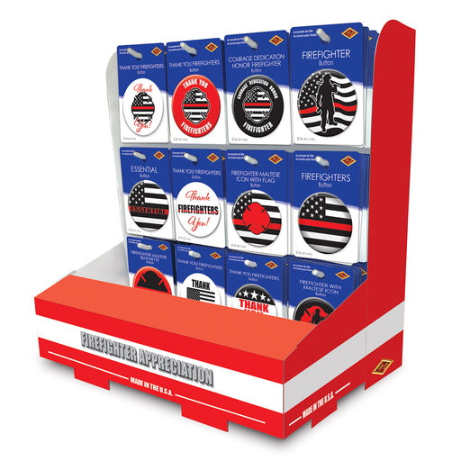 Firefighter Counter Display by Beistle for Patriotic Diploma Mill Display