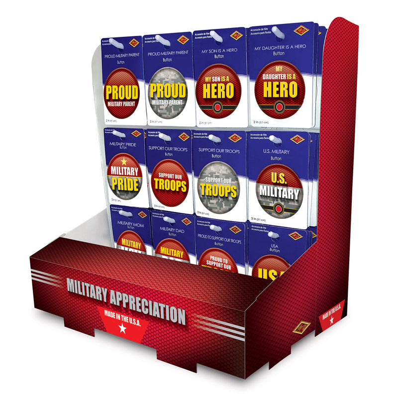 Military Appreciation Counter Display by Beistle for Patriotic Diploma Mill Display