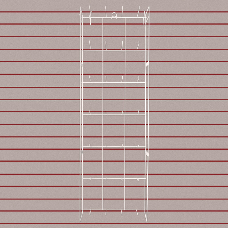 Empty 28-Prong Wall Rack