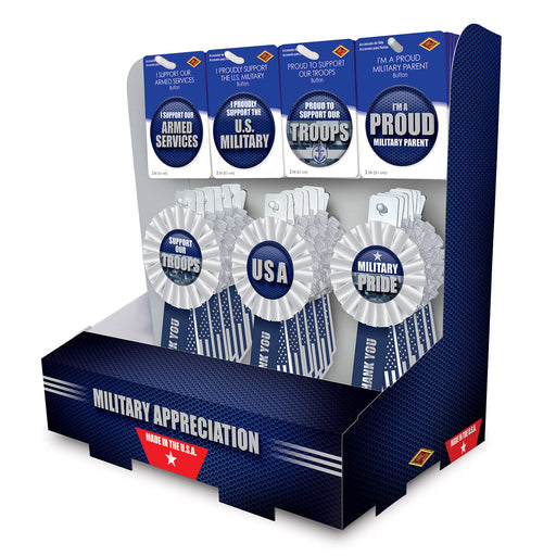 Military Appreciation Counter Display by Beistle for Patriotic Diploma Mill Display