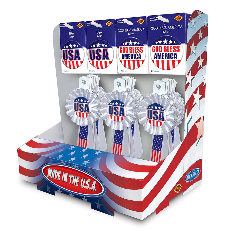 Patriotic Counter Display by Beistle for Patriotic Diploma Mill Display